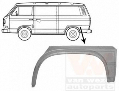 VAN WEZEL 5870143 -  Боковина